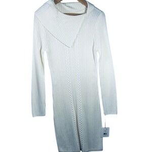 Calvin Klein Winter off white or cream sweater dress Size Medium